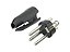 Conector xlr macho anel preto 2641 - Imagem 2