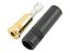 Conector p2 stereo femea preto 2639 - Imagem 2