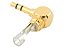 Conector p2 stereo 90 graus preto 2638 - Imagem 4