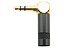 Conector p2 stereo 90 graus preto 2638 - Imagem 1