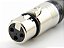 Conector xlr femea prata 2635 - Imagem 2