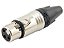 Conector xlr femea prata 2635 - Imagem 1