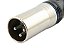 Conector xlr macho prata 2634 - Imagem 2