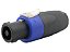 Conector speakon macho 4 polos estriado 2630 - Imagem 1