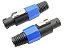 Conector speakon macho 4 polos azul 2629 - Imagem 2