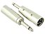 Adaptador xlr macho para p10 mono macho - Imagem 2