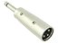 Adaptador xlr macho para p10 mono macho - Imagem 1