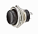 Chave Push Button DS-212 Metal Preta R13-507 (Sem Trava) - Imagem 1