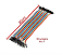 Jumper Macho Fêmea 20cm Kit 40 Cabos Arduino - Imagem 2