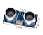Sensor Ultrassônico HC-SR04 Distância 2–4m Arduino - Imagem 3