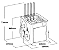 Impressora 3D FDM Snapmaker U1 Multicor 4 Toolheads Alta Velocidade CoreXY com SnapSwap - Imagem 6
