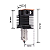 Hotend Snapmaker U1 0,2mm 24V 48W Aquecedor Cerâmico Completo - Imagem 3