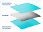 Mesa PEI Fria OMG Glacier 257x257 Bambu Lab A1 P1S P2S - Imagem 2