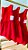 Vestido em Linho Vermelho - Imagem 1