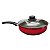 Frigideira Antiaderente Wok 24cm Tampa de Vidro Multiflon - Imagem 6