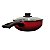 Frigideira Antiaderente Wok 24cm Tampa de Vidro Multiflon - Imagem 4
