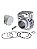 Kit Cilindro Motor Fan 125 2009 Original Honda Hamp - Imagem 2