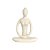 Estatueta Yoga de Cerâmica - 2 Cores - Imagem 2