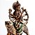 Estátua Imagem Resina Deusa Durga Hindu Sentada No Tigre 23909 - Imagem 2