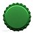 Tampinha de garrafa Verde - 100 unidades |PRY OFF - Breja Box - Imagem 2