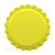 Tampinha de garrafa Amarela - 100 unidades |PRY OFF - Breja Box - Imagem 1