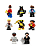 Kit Promocional Personagens DC Comics compatível LEGO - Leve 8 Pague 4 - Imagem 1