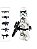 Boneco Stormtrooper Clássico Star Wars Lego Compatível c/ 6 Armas (Edição Deluxe) - Imagem 1