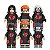 Kit Akatsuki LEGO compatível c/6 - Naruto Shippuden (Edição Deluxe) - Imagem 1