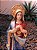 Imagem Religiosa Sagrado Coração de Maria 30Cm - Imagem 2