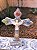 Crucifixo em Madeira de Demolição Patina Com Divino - Imagem 7