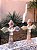 Crucifixo em Madeira de Demolição Patina Com Divino - Imagem 1