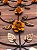 Mandala Outono Grande Ferro Verniz com Flores - Imagem 3