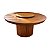 Mesa com Prato Giratório Rústica - Imagem 1