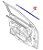 Kit 4 Pestanas Externas Portas L200 Triton Sport - Original - Imagem 3