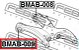 Bucha dianteira agregado tras BMW X5 X6 E70 F15 E71 - Febest - Imagem 2