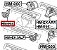 Coxim traseiro motor Honda Cr-v - Febest - Imagem 7