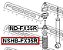 Batedor amortecedor traseiro Nissan FX 45/35 02-08 - Febest - Imagem 2