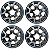 Jogo 4 Rodas Aluminio 15X5 Suzuki Jimny - Original - Imagem 1