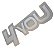 Adesivo emblema 4You Prata Suzuki Jimny Sierra -  Original - Imagem 2