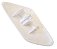 Tampa Esguicho pintado Farol Outlander 16-19 direito Branco - Imagem 4