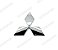 Emblema 3 diamantes 9,5 cm Grade Space Wagon Mirage Novo - Original - Imagem 1