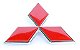 Emblema Mitsubishi 3 diamantes grade dianteira L200 Sport, HPE, Pajero Sport, HPE, Full. - Imagem 1
