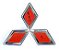 Emblema Mitsubishi 3 diamantes grade dianteira Pajero Full/Spot L200 HPE/Sport - Imagem 3