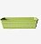 Vaso Jardineira Floreira Antidengue Colibri 17,28 litros 60X 18X 16cm Verde Claro - Imagem 1