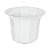 Vaso Plástico Cachepô Tulipa Canelada Colibri 23cm Branco - Imagem 1
