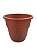 Vaso Plástico Antidengue Gradiente Colibri 22cm Terracota - Imagem 1