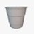 Vaso Plástico Antidengue Gradiente Colibri 26cm Mármore - Imagem 1