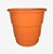 Vaso Plástico Antidengue Gradiente Colibri 26cm Laranja - Imagem 1