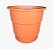Vaso Plástico Antidengue Gradiente Colibri 26cm Terracota - Imagem 1