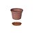 Vaso Nº 03 Tropical  3,8 Litros 16  cm Terra Cota - Imagem 1